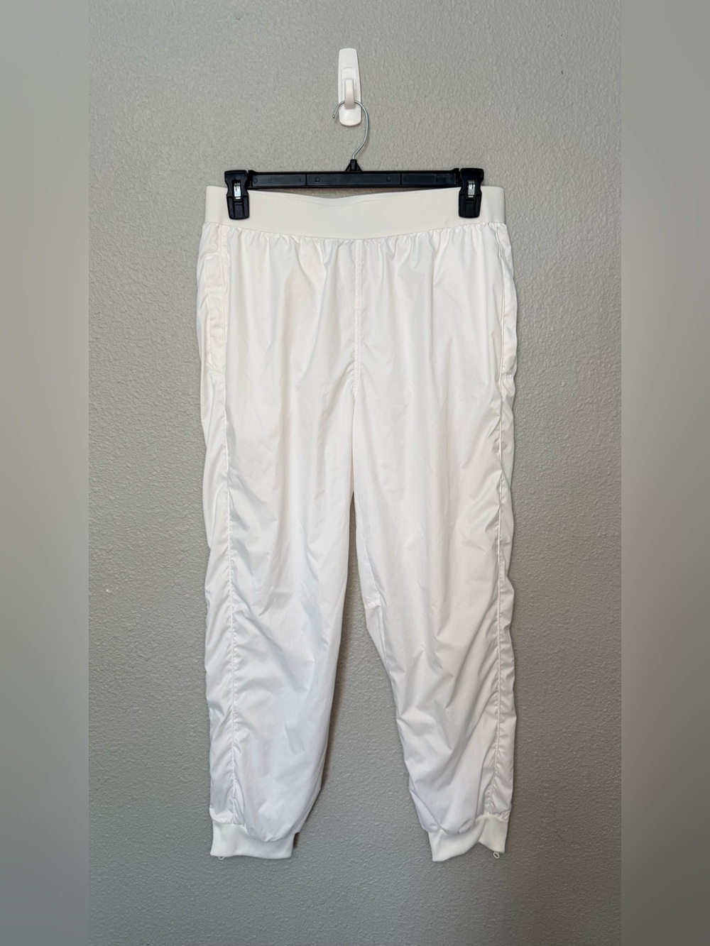 Adidas x Stella McCartney | Barricade White Nylon Track Pants | White | Large